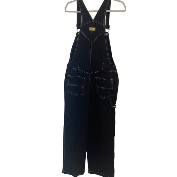 Looney Tunes Vintage 90s Womens Overalls Size Large Black Sylvester Tweety Bird - Picture 2 of 10